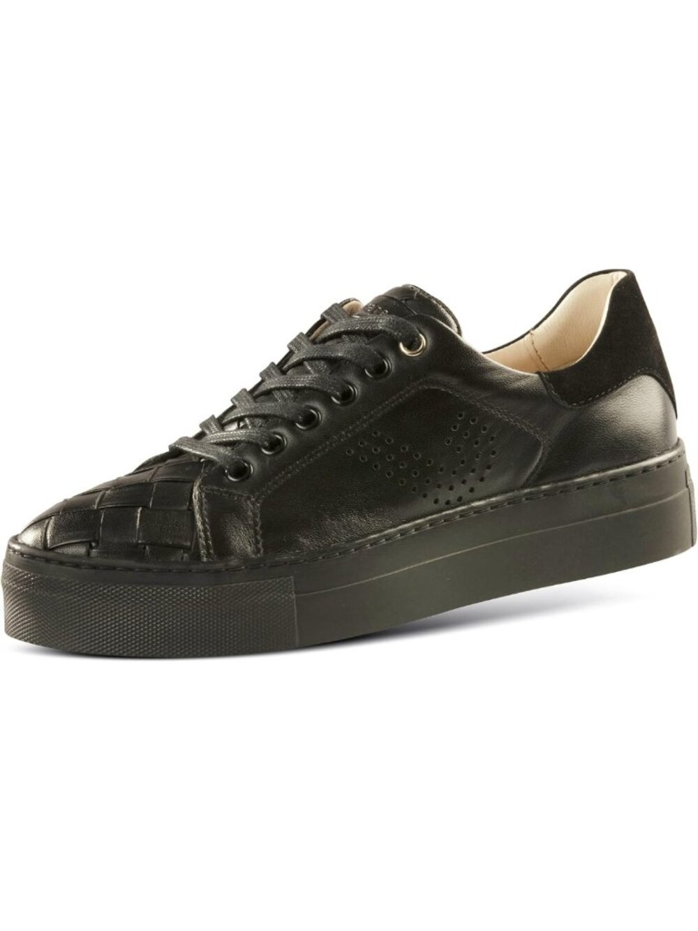 Stylish Women's Casual Sneakers - Genuine Leather, Comfortable Cushioned Insole